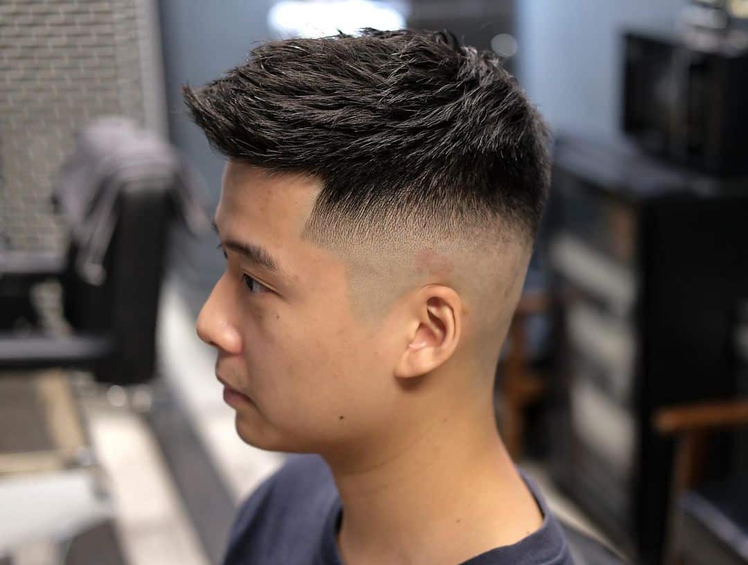 Quiff x Mid Fade