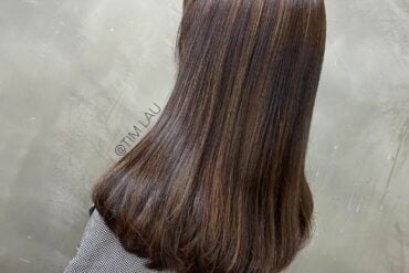 中長C形捲梨花頭