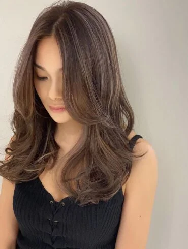 八字瀏海外捲造型