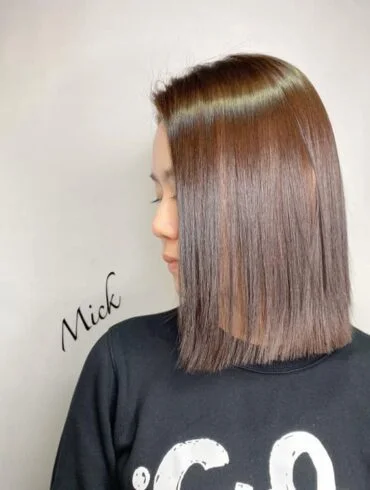 型格減齡順直瀏海