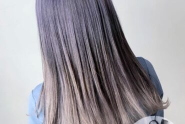 少女粉紫內捲梨花頭