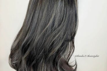 層次黑灰豐盈內捲燙