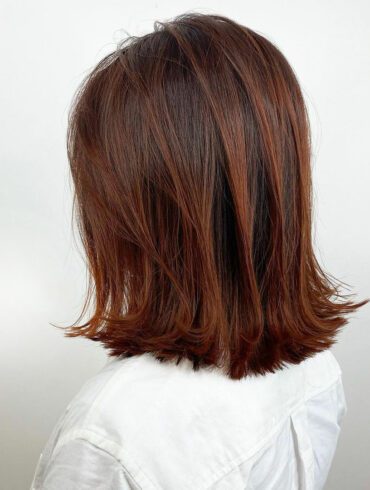 整齊外捲充滿時尚感