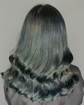 整齊波紋梨花頭