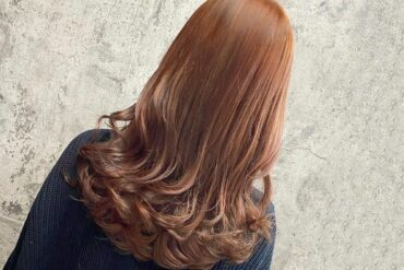 氣質橘色雲朵燙