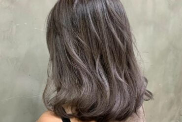 灰白層次及肩自然捲