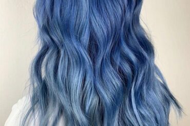 閃爍夜空藍層次染