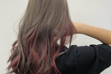 隨性捲髮x啞啡粉紅lowlight